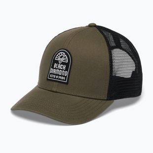 Kšiltovka Black Diamond Trucker basalt / black / black cam patch