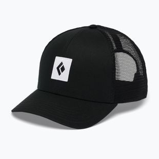 Kšiltovka Black Diamond Trucker black / black / white icon patch
