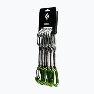 Sada lezeckých expresů Black Diamond Litewire Quickpack Set 6 pcs. 12 cm envy green