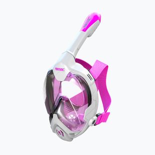 Dětská celoobličejová maska SEAC Magica White/Pink