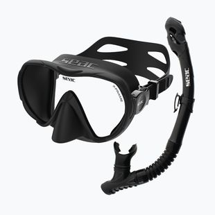 Sada na šnorchlování SEAC X-Frame Combo black