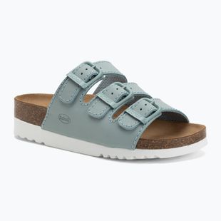 Dámské nazouváky Scholl Rio Wedge Ad Med pale blue