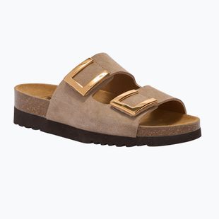 Dámské pantofle Scholl Montery 2 Straps Ad Med béžové