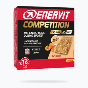 Sada energetických tyčinek Enervit Competition 12 pcs x 30 g apricot