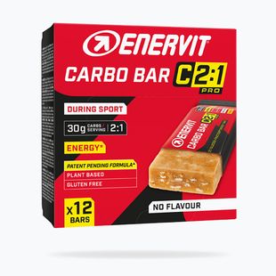 Sada energetických tyčinek Enervit C2:1 Carbo Pro 12 pcs x 45 g no flavour