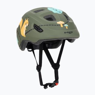 Dětská cyklistická přilba MET Hooray green forest glossy