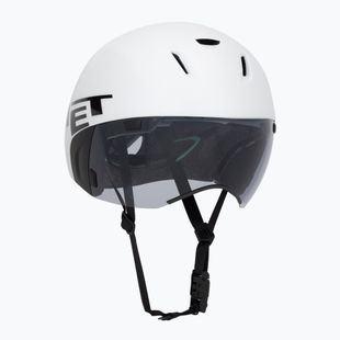 Cyklistická helma MET Codatronica white/silver matte glossy