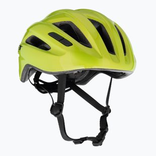 Cyklistická helma MET Idolo lime yellow metallic glossy