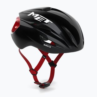 Cyklistická helma MET Manta MIPS black/red glossy