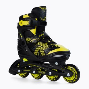 Dětské kolečkové brusle Roces Jokey 3.0 Boy black/lime
