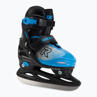 Dětské lední brusle Roces Jokey Ice X black/astro blue