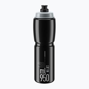 Cyklistická láhev Elite Jet 950 ml black/grey logo