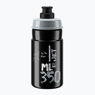 Cyklistická láhev Elite Jet 350 ml black/grey logo