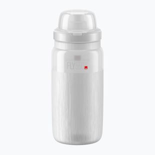 Cyklistická láhev Elite FLY Tex MTB 550 ml clear/grey logo