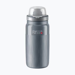 Cyklistická láhev Elite FLY Tex MTB 550 ml grey/grey logo