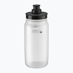 Cyklistická láhev Elite FLY Tex 550 ml clear/black