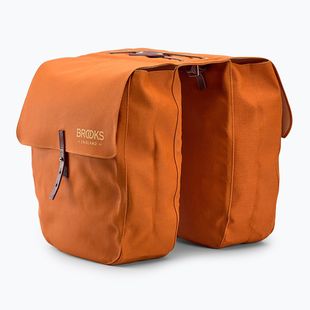 Brašna na kolo Brooks England Brick Lane Panniers 30 l gooseback/maroon
