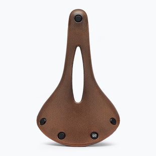 Cyklistické sedlo Brooks England C17 Carved orange