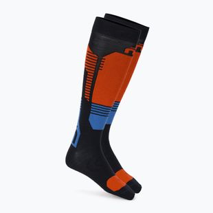 Lyžařské ponožky Mico Light Weight Superthermo Natural Merino Ski blue