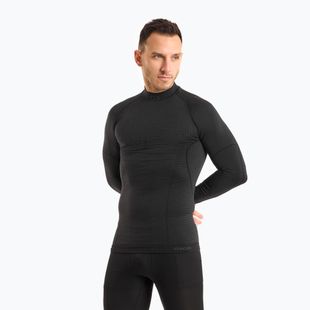 Pánská termoakční mikina Mico Odor Zero Mock Neck nero