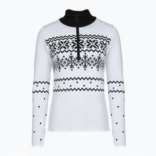 Dámská termo mikina  Newland Groenlandia Half Zip white/black