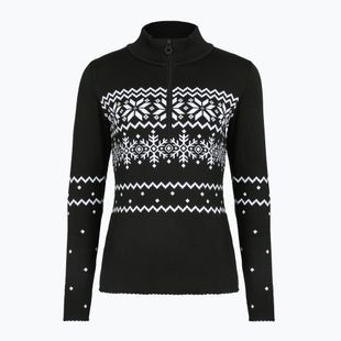 Dámská termo mikina  Newland Groenlandia Half Zip black/white