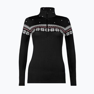 Dámská termo mikina  Newland Hilde Half Zip black/white