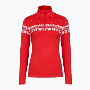Dámská termo mikina  Newland Hilde Half Zip red/white