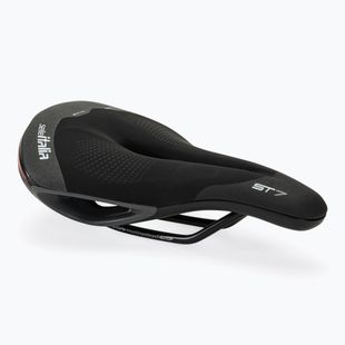 Sedlo na kolo  Selle Italia Sportouring ST 7 Superflow, Fec Alloy Rail, Soft-Tek, Light Gel black