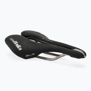 Sedlo na kolo  Selle Italia Max SLR Boost Gel Superflow, TI 316 Rail, Fibra-Trek, Light Gel black