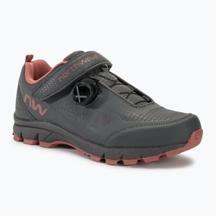 Dámské MTB cyklistické boty Northwave Corsair dark grey/pink