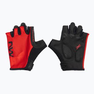 Pánské cyklistické rukavice Northwave Active Short Finger radiant red