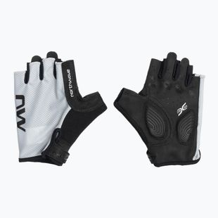 Pánské cyklistické rukavice Northwave Active Short Finger light grey