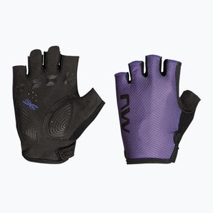 Dámské cyklistické rukavice Northwave Active Short Finger dark purple