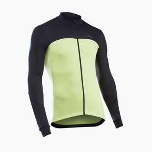 Pánská cyklistická mikina Northwave Force 2 Jersey FZ cool matcha/black