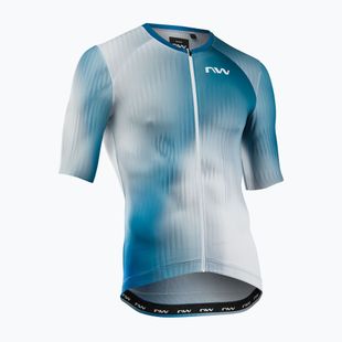 Pánský cyklistický dres Northwave Blade white/blue