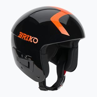 Dětská lyžařská helma Briko Vulcano FIS 6.8 JR shiny black/orange