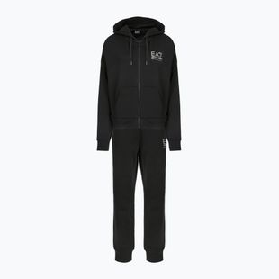 Dámská teplákovka EA7 Emporio Armani Train Visibility Zip black / silver