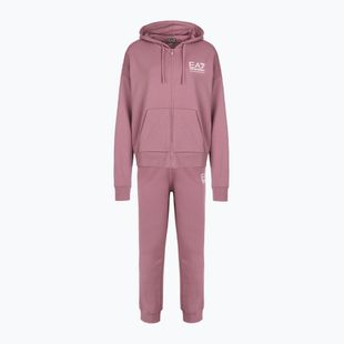 Dámská teplákovka EA7 Emporio Armani Train Visibility Zip dusky orchid
