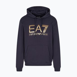Pánská mikina EA7 Emporio Armani Train Logo Series Big Logo Hoodie armani blue