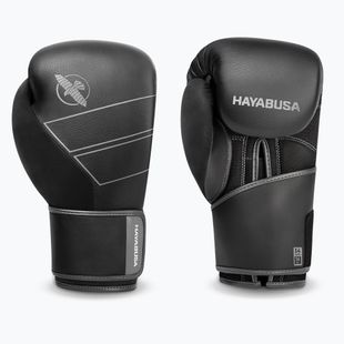 Hayabusa S4 Kožené boxerské rukavice černé S4LBG