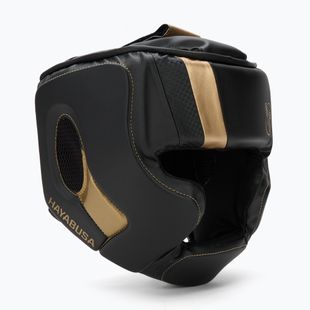 Boxerská helma Hayabusa T3 Headgear black/gold