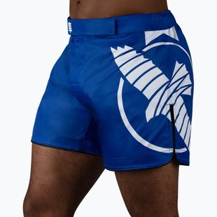 Pánské tréninkové šortky Hayabusa Icon Mid-Thigh MMA blue/white