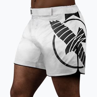 Pánské tréninkové šortky Hayabusa Icon Mid-Thigh MMA white/black