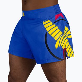 Pánské tréninkové šortky Hayabusa Icon Kickboxing blue/yellow