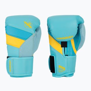 Boxerské rukavice Hayabusa T3 blue/yellow
