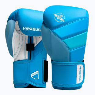 Boxerské rukavice Hayabusa T3 Neon neon blue