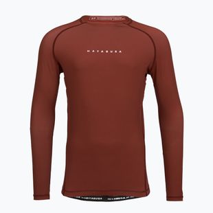 Pánský rashguard s dlouhým rukávem Hayabusa Core Rash Guard red
