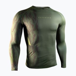 Pánský rashguard s dlouhým rukávem Hayabusa Apex Rash Guard green