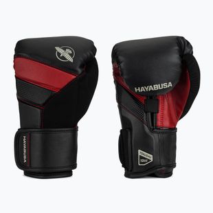 Boxerské rukavice Hayabusa T3 black/red